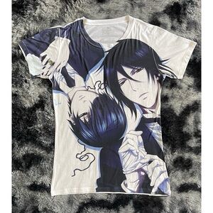 Hot Topic Black Butler Graphic Lightweight Short Sleeve Shirt